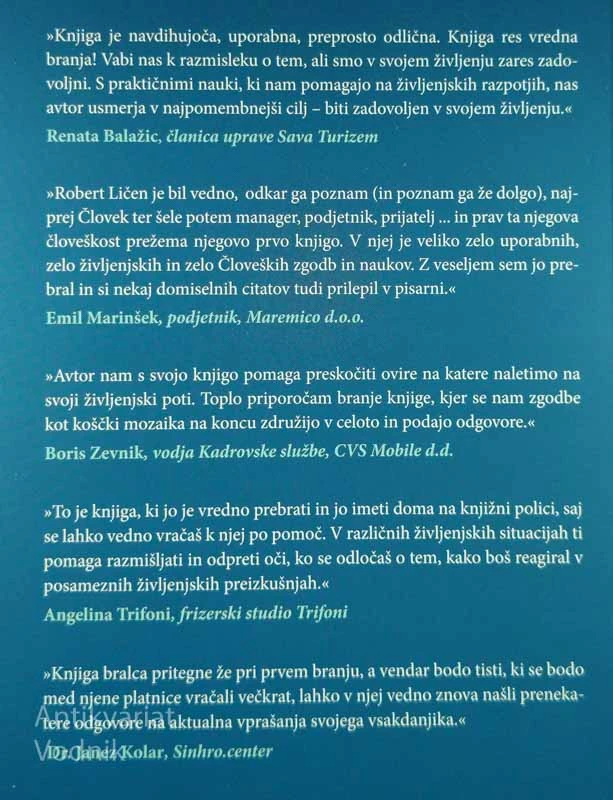 BODI NAJPREJ ČLOVEK, Robert Ličen