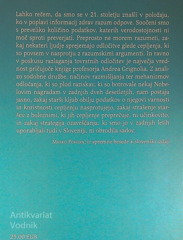 KDO SE BOJI CEPIV?, Andrea Grignolio