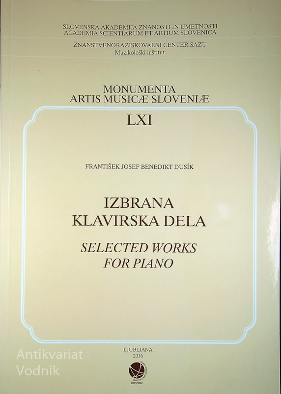 IZBRANA KLAVIRSKA DELA