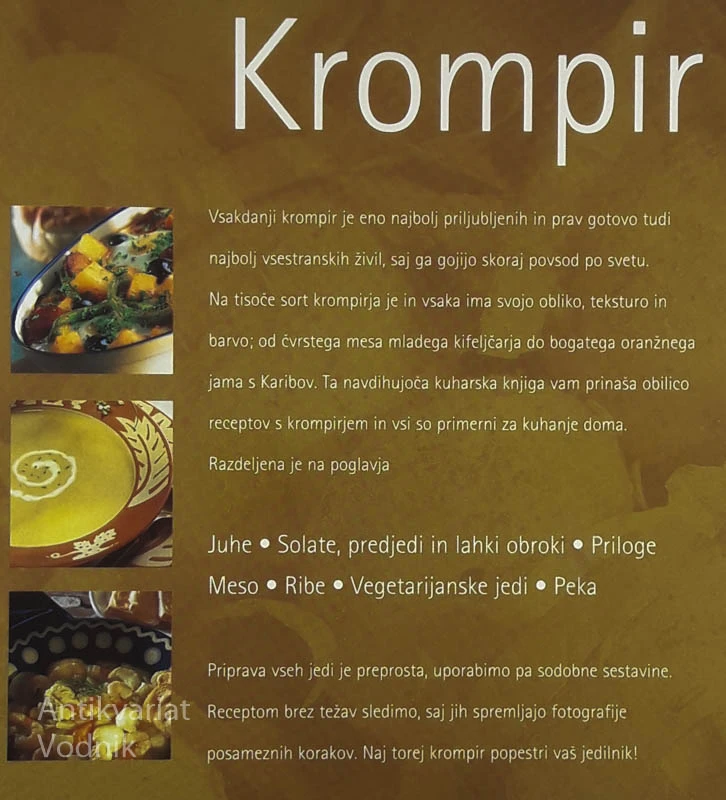 KROMPIR najboljši recepti, več avtorjev