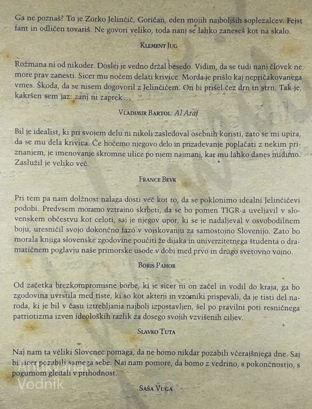 ZORKO JELINČIČ; NED PREZRTJEM IN MITOM, več avtorjev