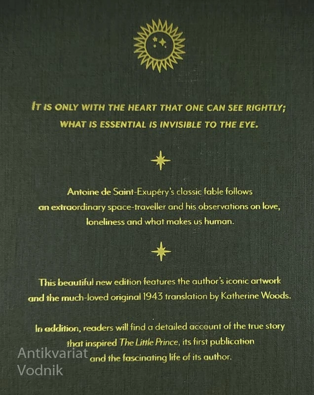 THE LITTLE PRINCE, Antoine de Saint-Exupéry