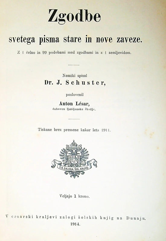 ZGODBE SVETEGA PISMA STARE IN NOVE ZAVEZE