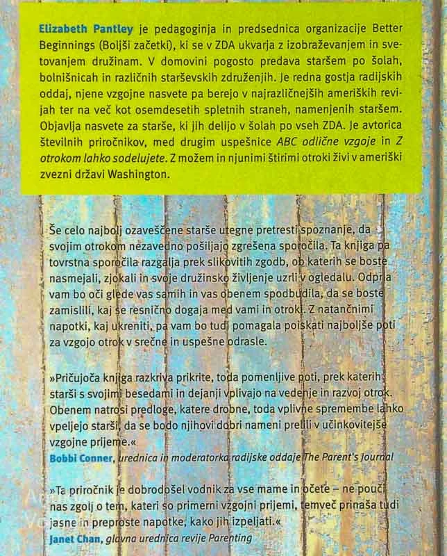 SKRITA SPOROČILA, Elizabeth Pantley