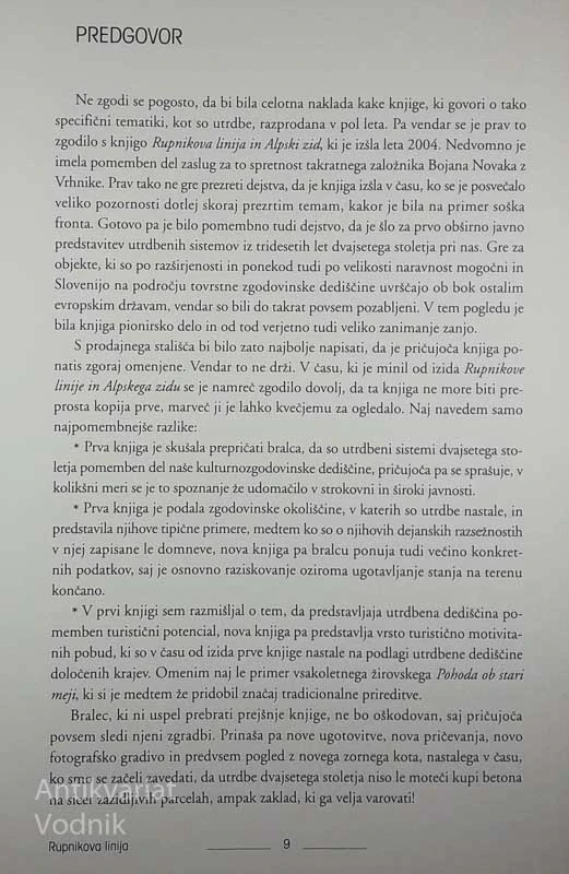 RUPNIKOVA LINIJA; ODKRIVANJE UTRDB OB RAPALSKI MEJI, Aleksander J. Potočnik