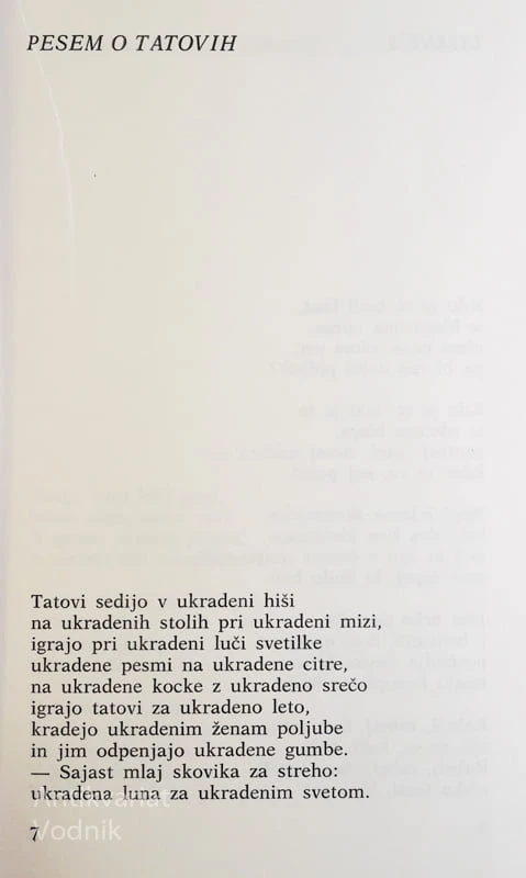 REBRNIK, Gregor Strniša