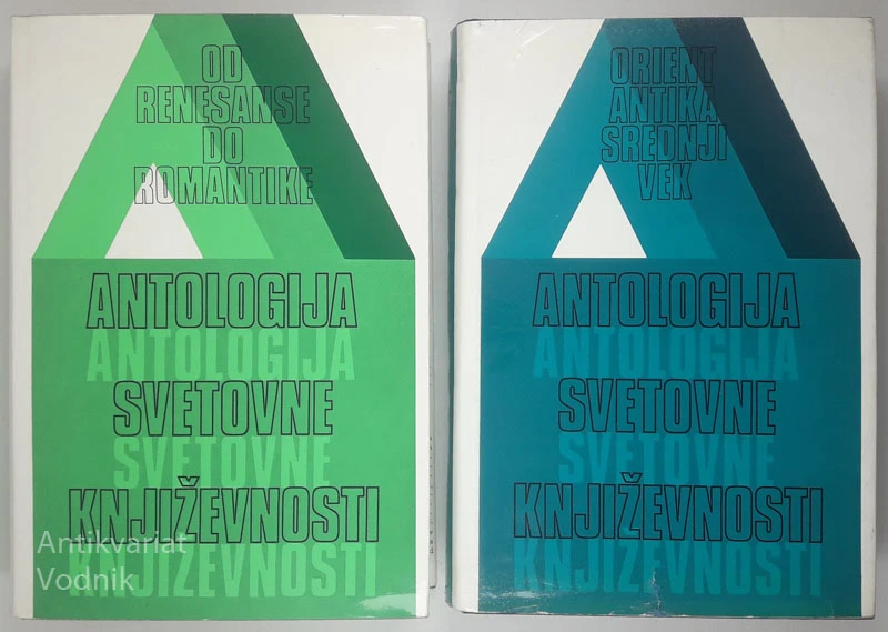 ANTOLOGIJA SVETOVNE KNJIŽEVNOSTI 1. in 2. knjiga, Janko Kos