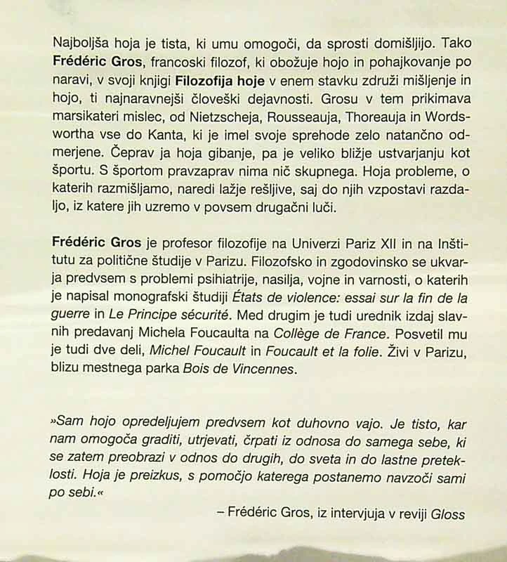 FILOZOFIJA HOJE, Frédéric Gros