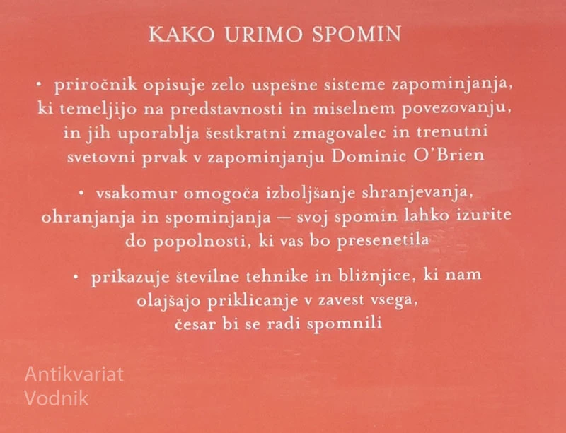 KAKO URIMO SPOMIN, Dominig O’Brien