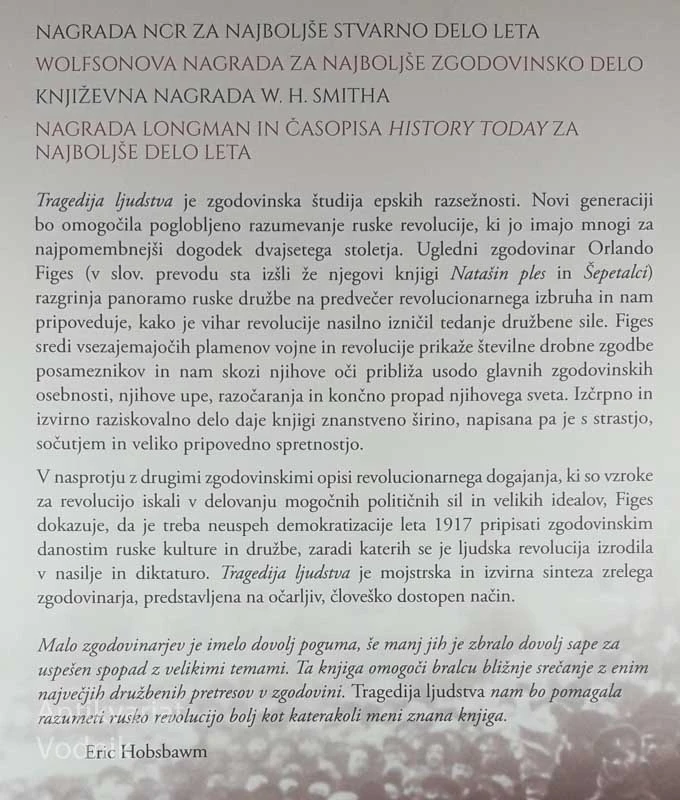 TRAGEDIJA LJUDSTVA; RUSKA REVOLUCIJA 1891-1924, Orlando Figes