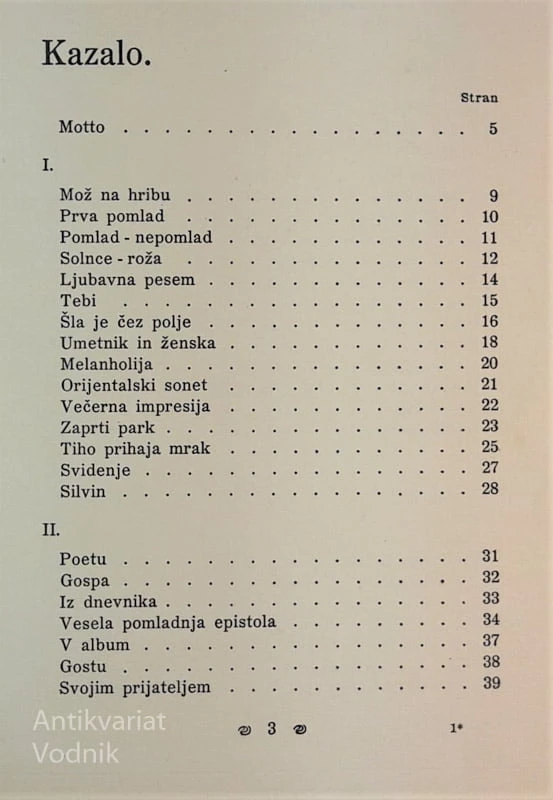 Oton Zupančič, SAMOGOVORI
