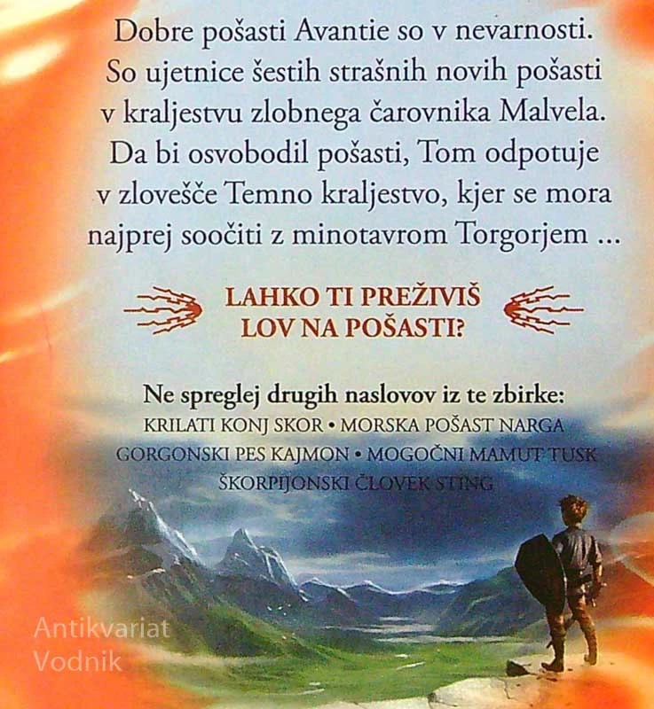 LOV NA POŠASTI; MINOTAVER TORGOR, Adam Blade