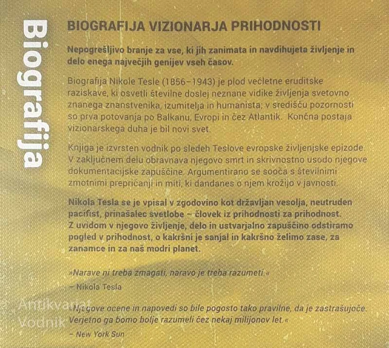 NIKOLA TESLA: POTOVANJA, Miran Perhavec
