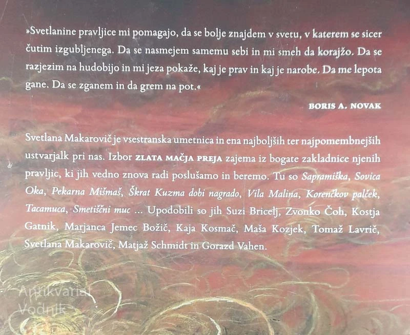 ZLATA MAČJA PREJA, Svetlana Makarovič