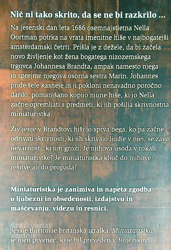 MINIATURISTKA, Jessie Burton