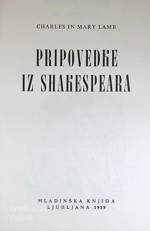 PRIPOVEDKE IZ SHAKESPEARA, Charles in Mary Lamb