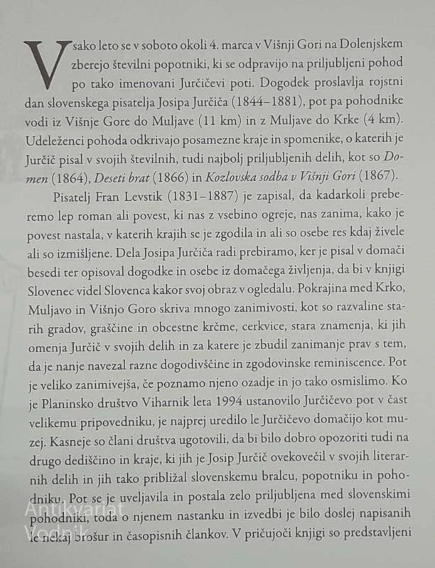 JURČIČEVA POT, Mojca Zajc