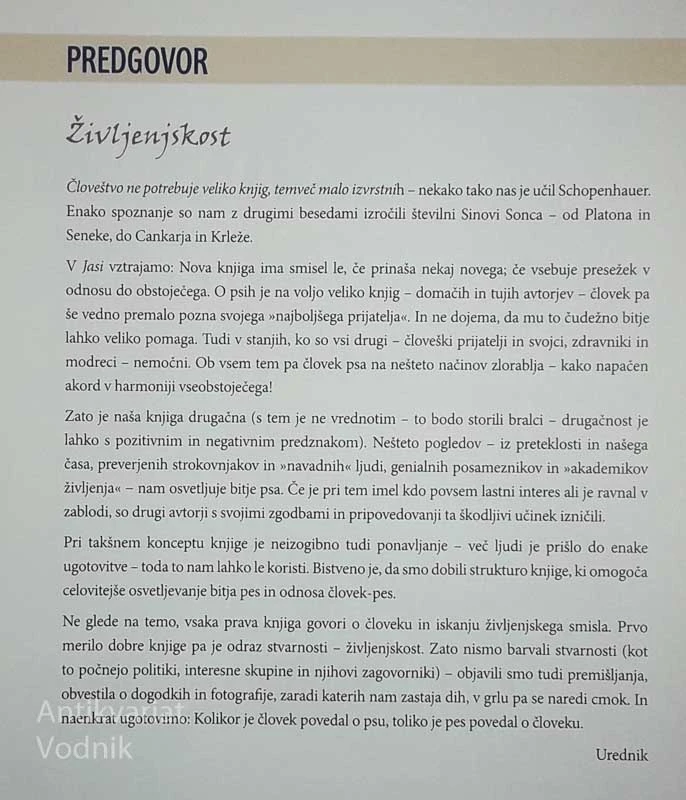 ČLOVEK O PSU-PES O ČLOVEKU, Anej Sam