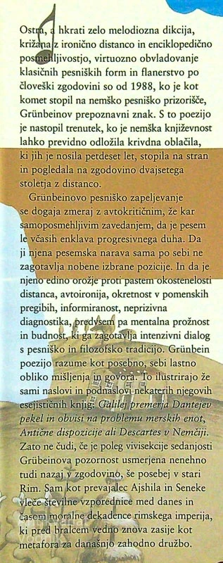 PREGIBI IN PASTI, Durs Dünbein