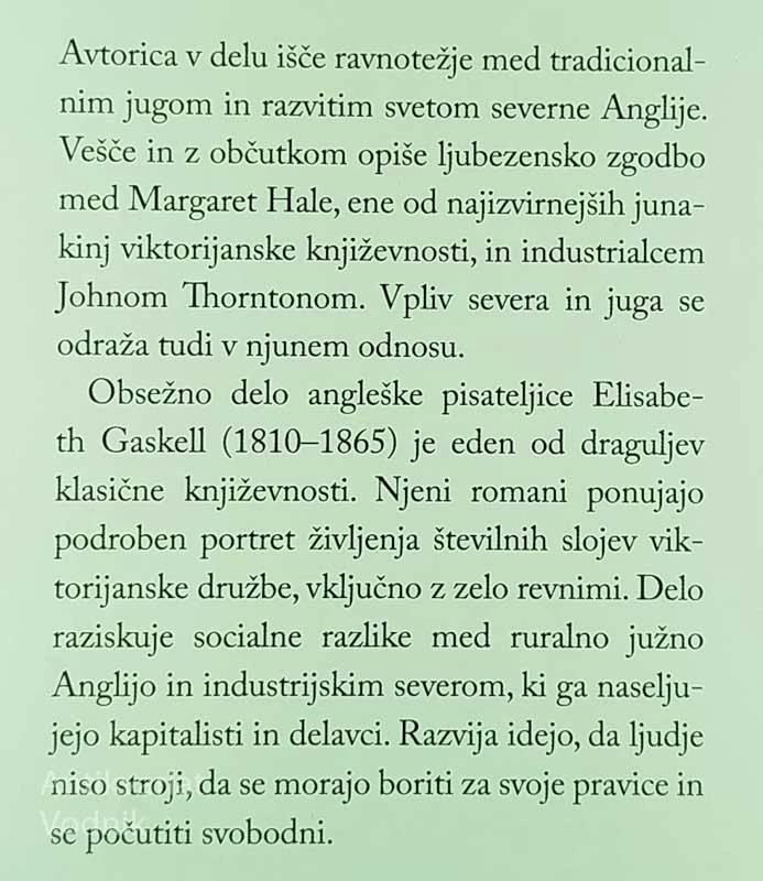 SEVER IN JUG (DRUGA KNJIGA), Elizabeth Gaskell