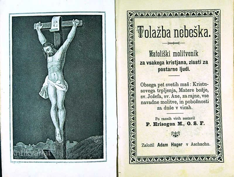 TOLAŽBA NEBEŠKA; KATOLIŠKI MOLITVENIK