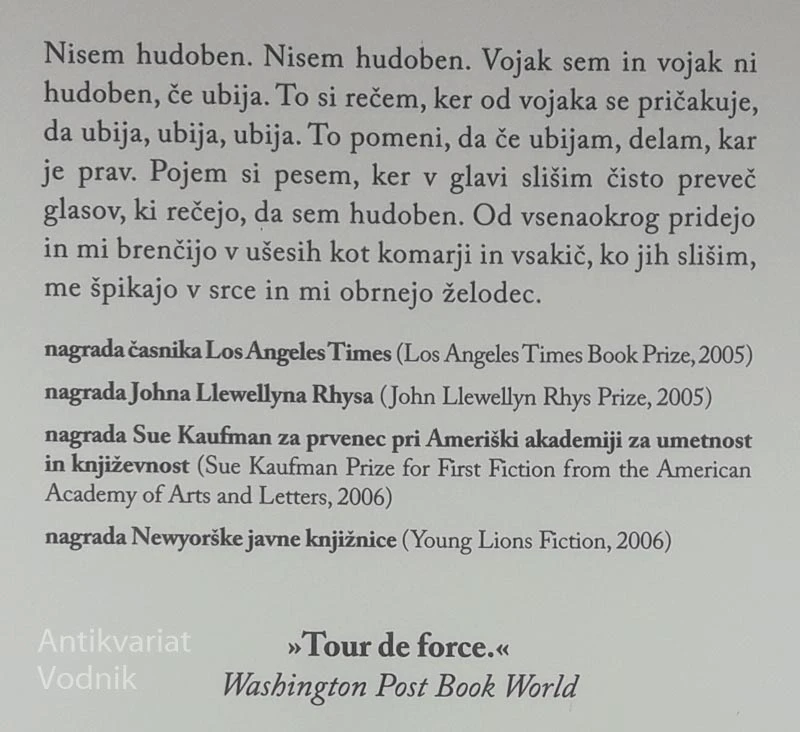 ZVERI BREZ DOMOVINE, Uzodinma Iweala