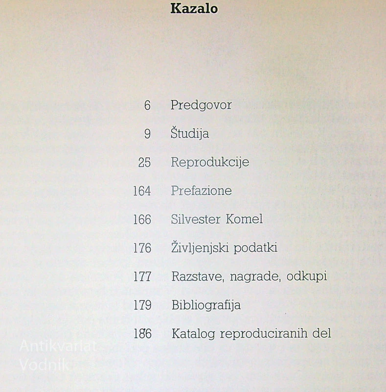 SILVESTER KOMEL, Stane Bernik