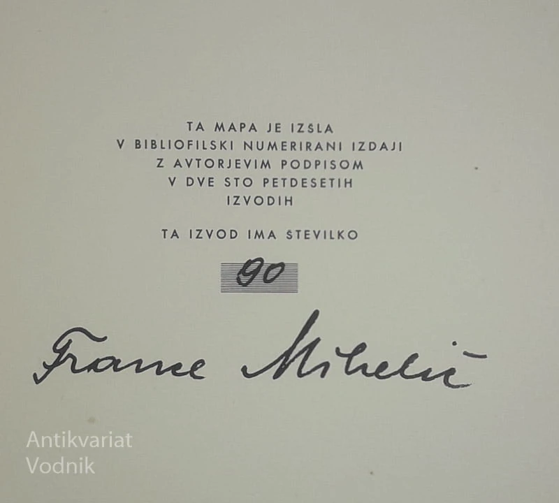 KRVAVA BRATOVŠČINA; 17 IZVIRNIH LINOREZOV FRANCETA MIHELIČA