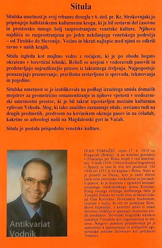 NOVO SPOROČILO KNJIGE VENETI; NAŠI DAVNI PREDNIKI, več avtorjev