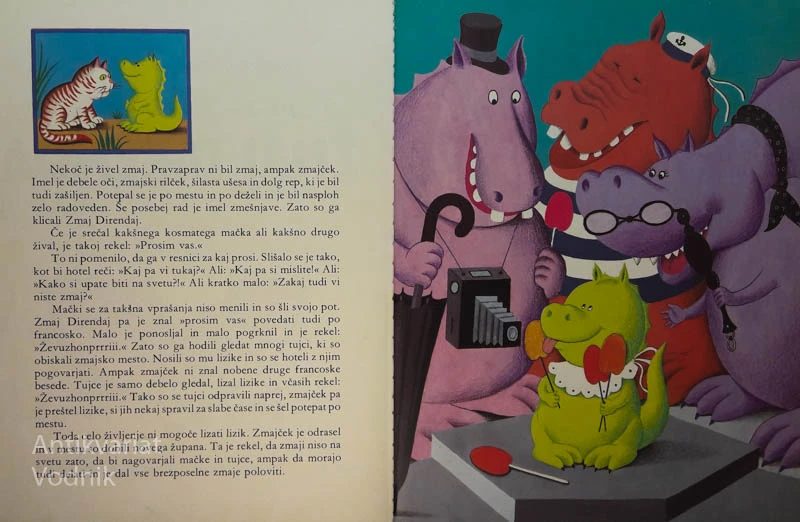 ZMAJ DIRENDAJ, Kajetan Kovič, Jelka Reichman