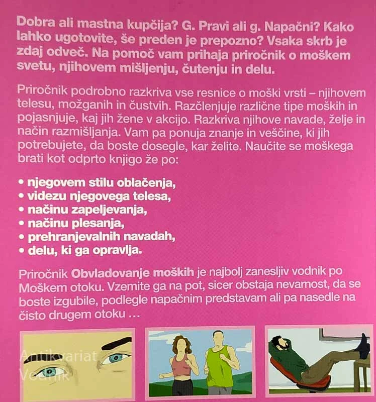OBVLADOVANJE MOŠKIH; PRIROČNIK ZA ŽENSKE