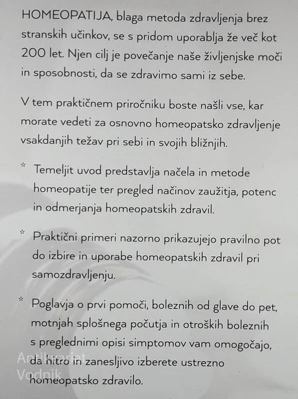 HOMEOPATIJA, Sven Sommer