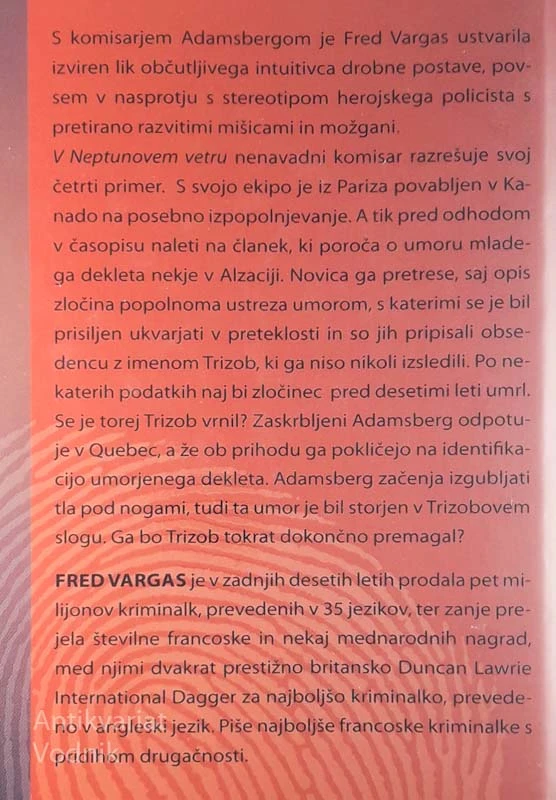 V NEPTUNOVEM VETRU, Fred Vargas