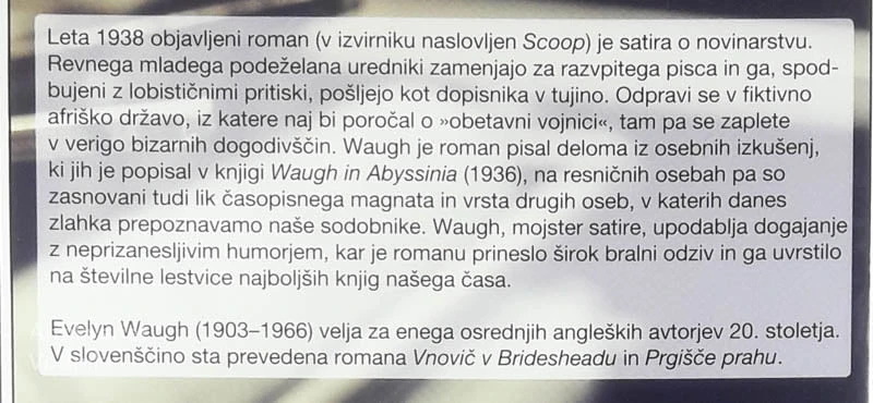 EKSKLUZIVA, Evelyn Waugh