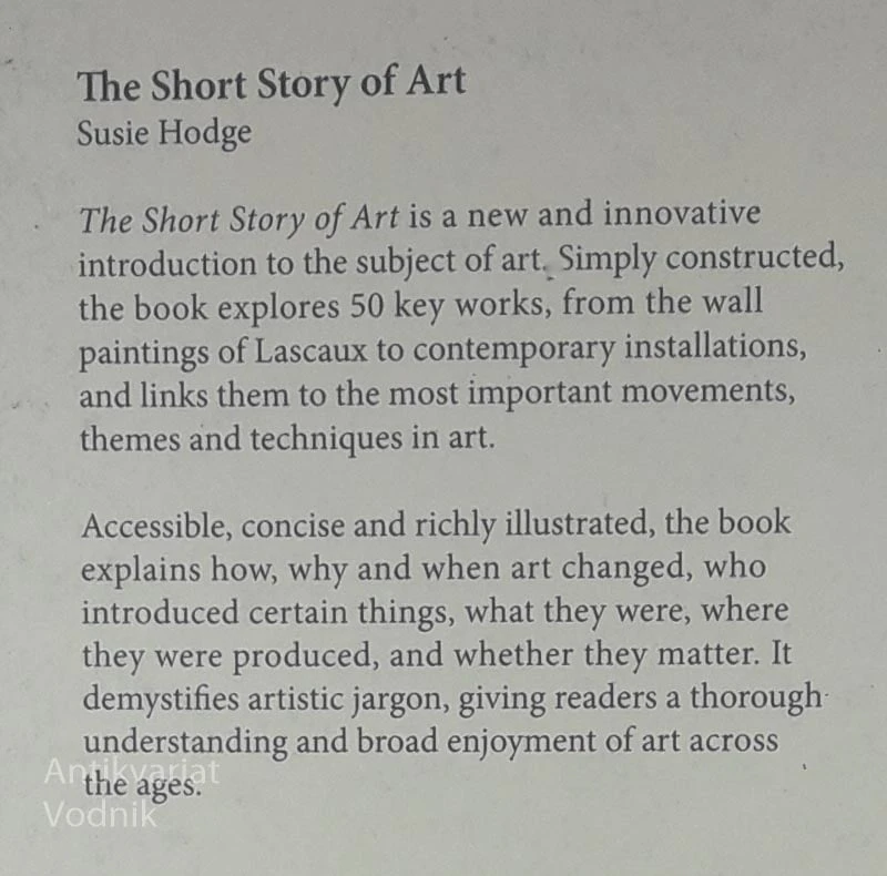 THE SHORT STORY OF ART, Susie Hodge
