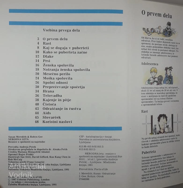 NERODNA LETA, Resnica o spolnosti za najstnike