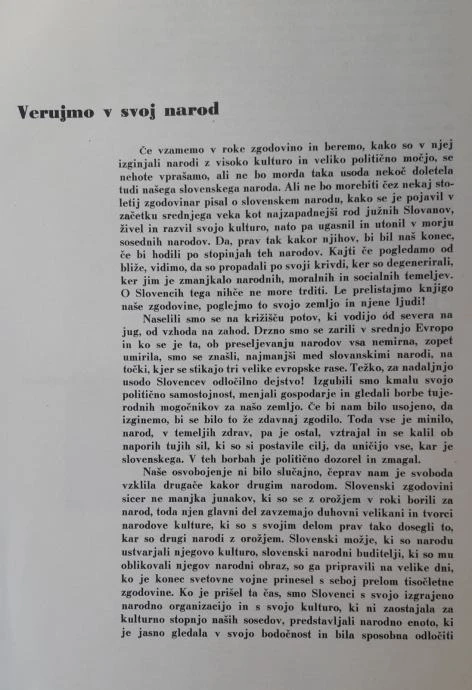 SPOMINSKI ZBORIK SLOVENIJE OB 20. LETNICI KRALJEVINE JUGOSLAVIJE
