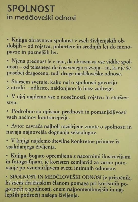 SPOLNOST IN MEDČLOVEŠKI ODNOSI; IZČRPEN DRUŽINSKI VODNIK, Richard Walker