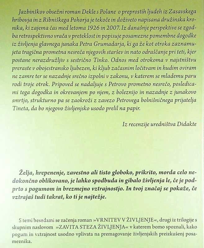 DEKLE S POLANE, Ernest Jazbinšek