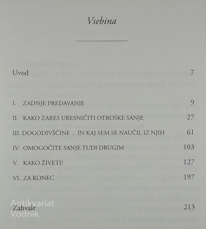 ZADNJE PREDAVANJE, Randy Pausch