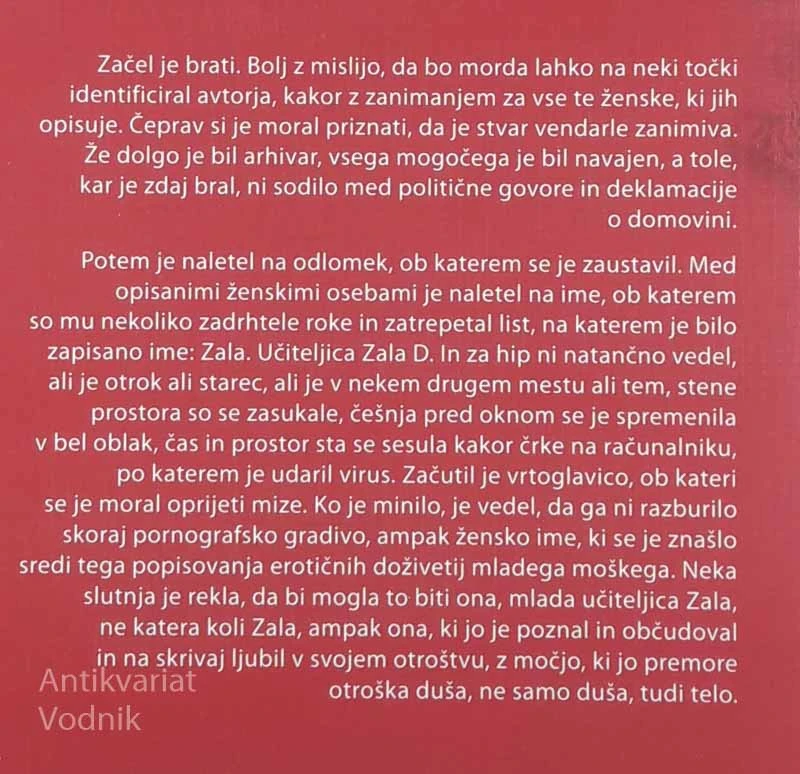 DREVO BREZ IMENA, Drago Jančar