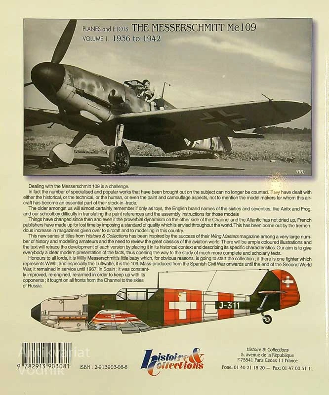 THE MESSERSCHMITT ME 109; VOLUME 1, FROM 1936 TO 1942