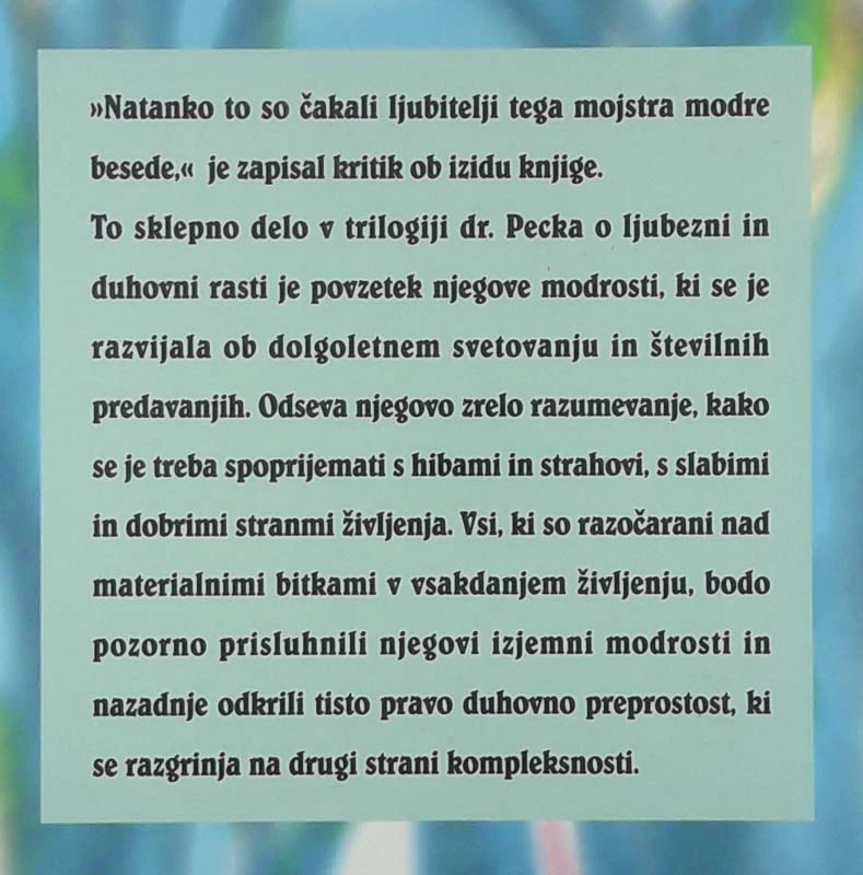 LJUBEZEN IN DUHOVNA RAST, Dr. M. Scott Peck