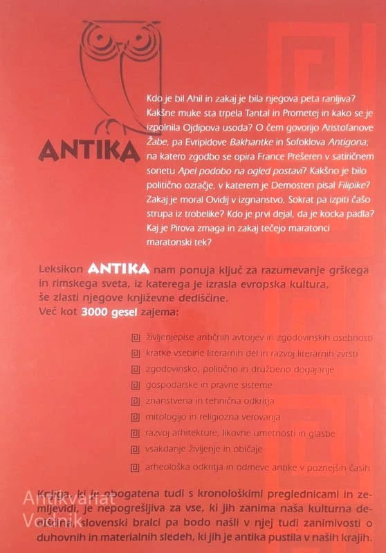 ANTIKA; LEKSIKON