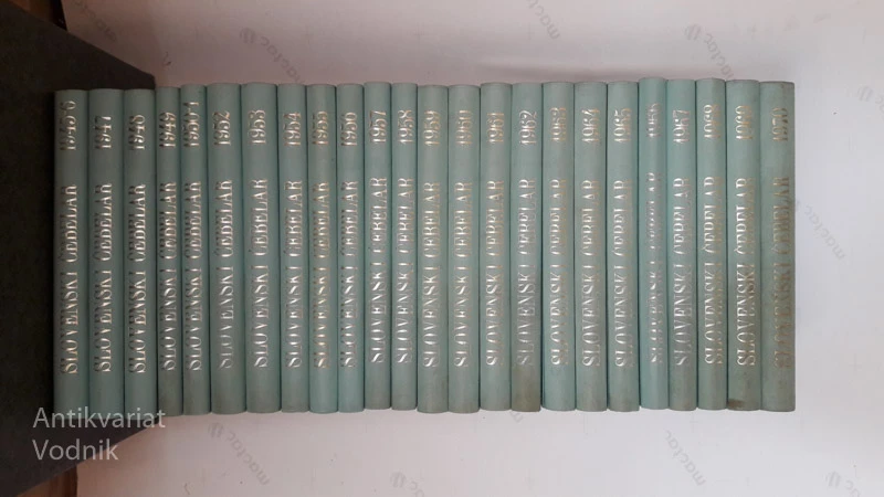 SLOVENSKI ČEBELAR, vezane revije po posameznih letnikih od 1945 – 1991