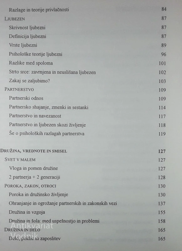 LJUBEZEN, DRUŽINA, VREDNOTE, Janek Musek