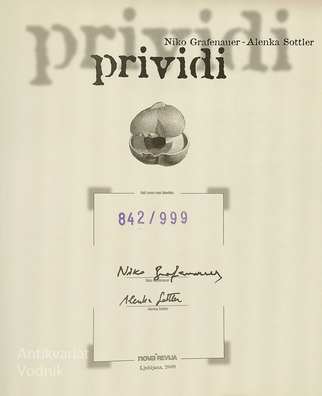 PRIVIDI, Niko Grafenauer (grafike Alenka Sottler)