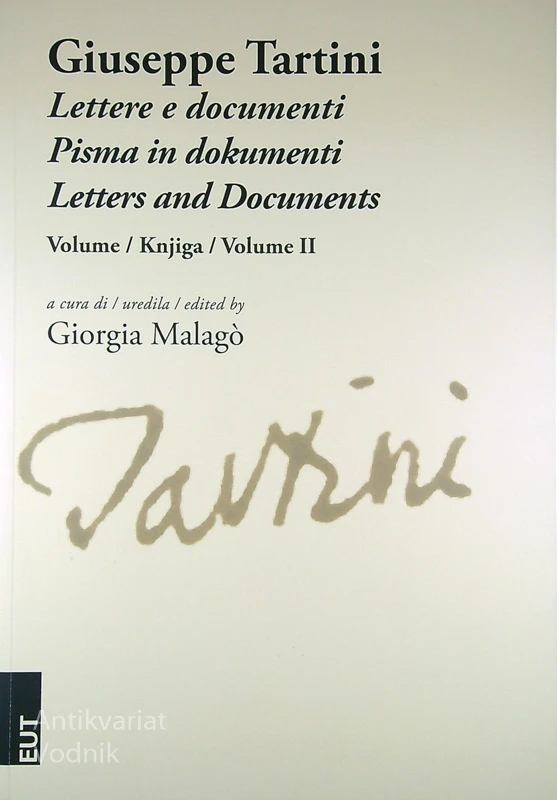GIUSEPPE TARTINI; PISMA IN DOKUMENTI