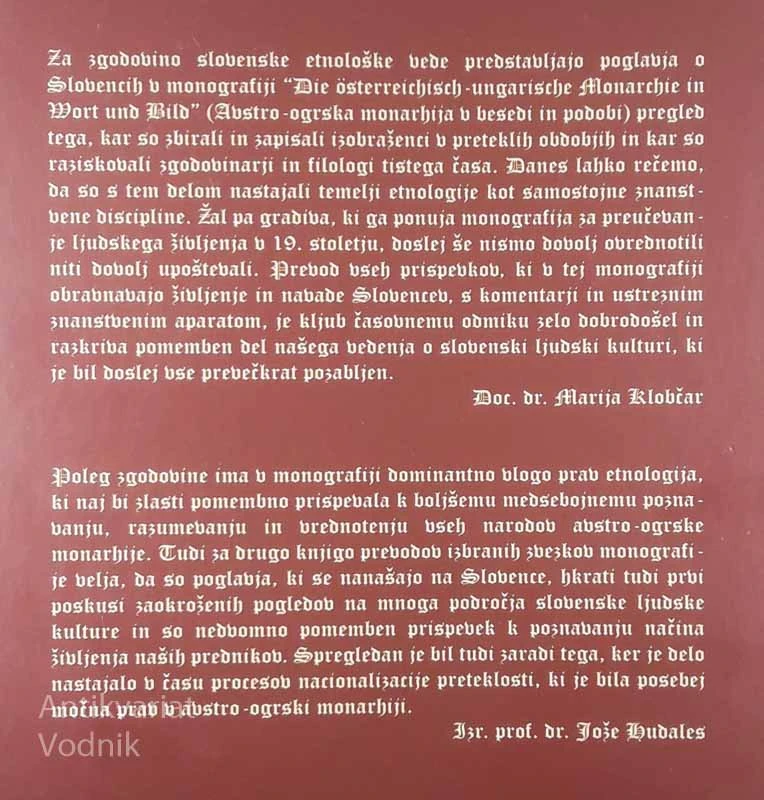 AVSTRO-OGRSKA MONARHIJA V BESEDI IN PODOBI, Monika Kropej