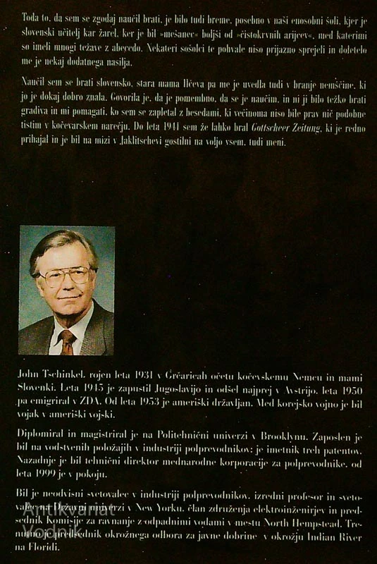 ZVONOVI SO OBMOLKNILI, John Tschinkel